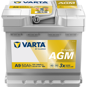 Batería Varta A9 Silver Dynamic AGM Start Stop