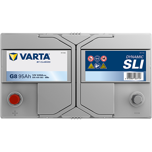 Batería Varta G8 vista frontal