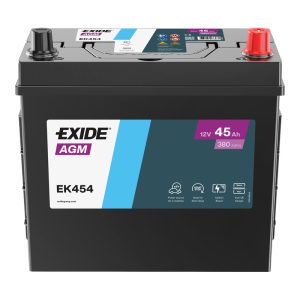 Batería Exide EK454 AGM caja asiática