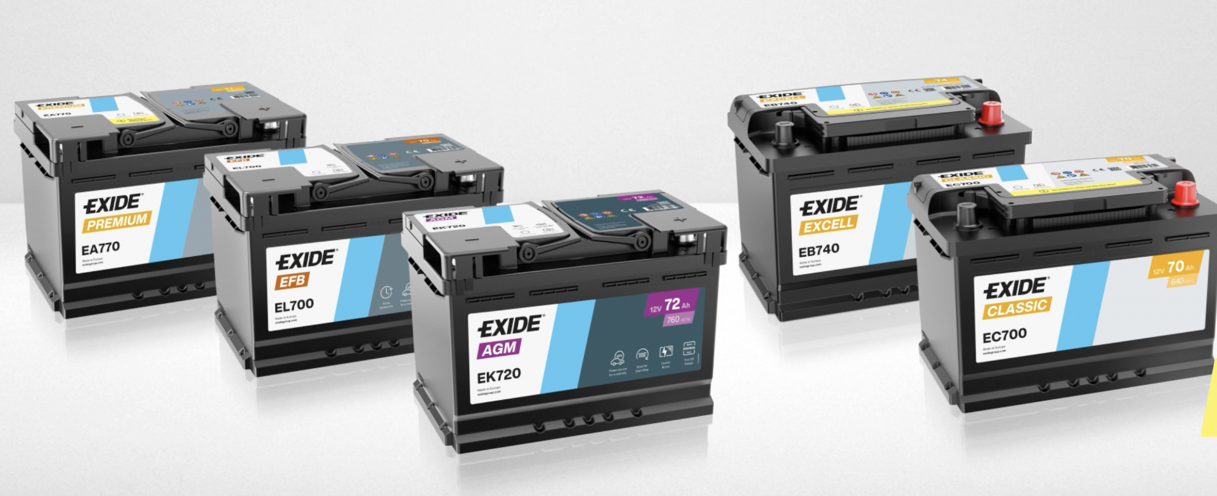 Diferencias entre las baterías Exide AGM y baterías Exide EFB - AlgeBat