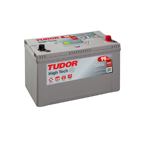 Batería Tudor TA954 95Ah 800A (EN) (asia) positivo derecha