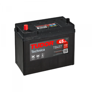 Batería Tudor TB457 45Ah 330A (EN) (asia) polo jis izquierda