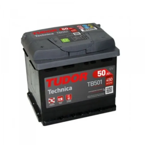 Batería Tudor TB501 50Ah 450A (EN) positivo izquierda
