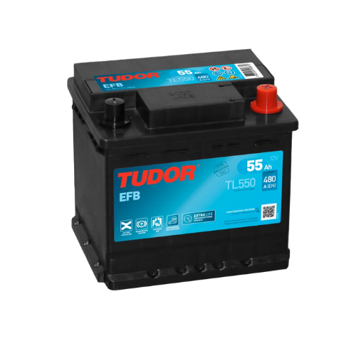 Batería Tudor TL550 EFB 55Ah 540A (EN)